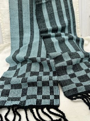 Kit - Weaving - "Summer & Winter Stripes" Scarves by Ginger Kaldenbach: click to enlarge