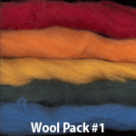 dyed corriedale wool rovings