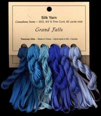 Canadiana Series – Grand Falls: Ice Poppy 8, Bachelor's Button 7, Lapis Lazuli 6, Sea Spray 16, Turkish Bath 19, Dragonfly 18 Canadiana Series – Grand Falls: Ice Poppy 8, Bachelor's Button 7, Lapis Lazuli 6, Sea Spray 16, Turkish Bath 19, Dragonfly 18