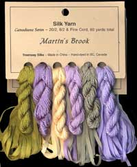 Canadiana Series – Martin's Brook: Wisteria 217, Eucalyptus 215, Wild Orchid 53, Narcissus 38, Soft Iris 216, Tequila Sunrise 951 Canadiana Series – Martin's Brook: Wisteria 217, Eucalyptus 215, Wild Orchid 53, Narcissus 38, Soft Iris 216, Tequila Sunrise 951