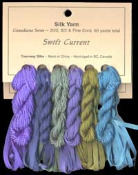Canadiana Series – Swift Current: Azure 15, Pheasant Green 952, Periwinkle 956, Mint Julip 953, Mystery Harbour 5, Love–in–a–Mist 218 Canadiana Series – Swift Current: Azure 15, Pheasant Green 952, Periwinkle 956, Mint Julip 953, Mystery Harbour 5, Love–in–a–Mist 218