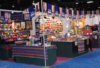 treenway silks at the international quilt festival in chicago, 2005