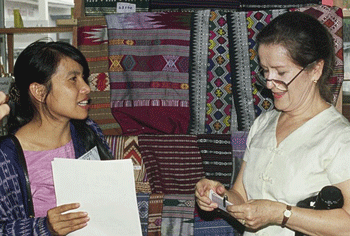 Kongthong in Phaeng Mai Gallery, Vientianne,  Laos
