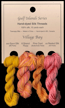 Village Bay (L to R): Electric Dijon #202, Daylily, Sun Dance #36, Flamingo #30