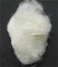 carded silk cocoon strippings