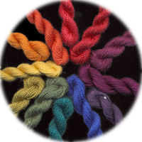 20/2 Spun Silk Threads (#8 Perle)