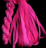montano series fine cord silk thread and 3.5mm silk ribbon in alberta rose montano series fine cord silk thread and 3.5mm silk ribbon in alberta rose