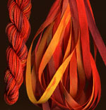 montano series fine cord silk thread and 3.5mm silk ribbon in bittersweet montano series fine cord silk thread and 3.5mm silk ribbon in bittersweet