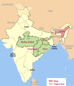 Orissa and Chhattisgarh, India