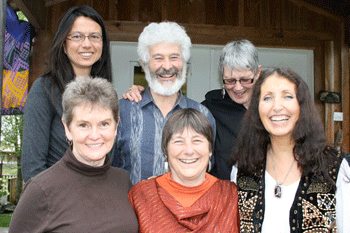 Clockwise from bottom right: Carol, Karen S, Teri, Susanna, Terry, Karen E