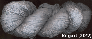20/2 hand-dyed spun silk yarn