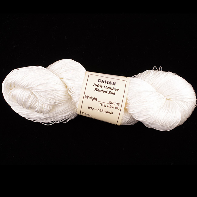 Product Details  Chilali - 100% Bombyx Reeled Silk Yarn, 3-ply