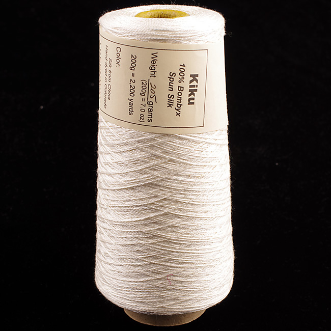 Product Details  Kiku - 100% Bombyx Spun Silk Yarn, 20/2, lace