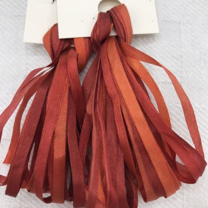      65 Roses® 'Hot Cocoa' -  3.5mm Silk Ribbon: click to enlarge