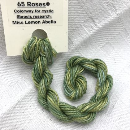      65 Roses® 'Miss Lemon Abelia' - Thread, Shinju (#5 silk perle): click to enlarge