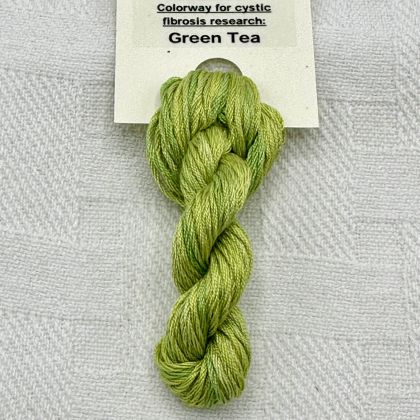      65 Roses® 'Green Tea' - Thread, Harmony (6-strand silk floss): click to enlarge