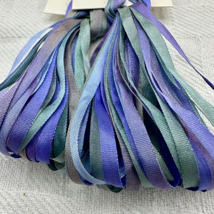 65 Roses® 'Blueberry Hill' - 3.5mm Silk Ribbon: click to enlarge