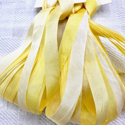 65 Roses® 'Princess Buttercup' - 7mm Silk Ribbon: click to enlarge