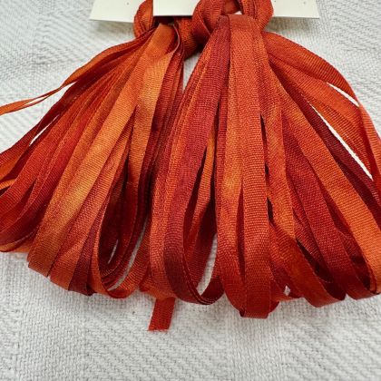 65 Roses® 'Ring of Fire' - 3.5mm Silk Ribbon: click to enlarge