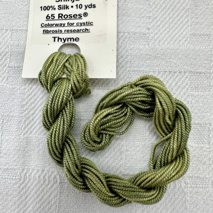 65 Roses® 'Thyme' - Thread, Shinju (#5 silk perle): click to enlarge