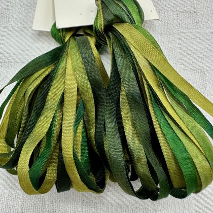 65 Roses® 'Snake Plant' -  3.5mm Silk Ribbon: click to enlarge