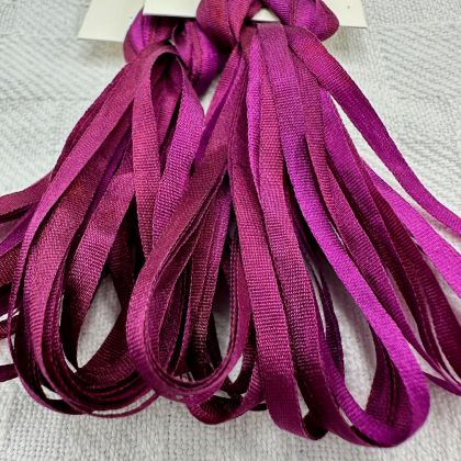 65 Roses® 'Sultry Sangria' - 3.5mm Silk Ribbon: click to enlarge