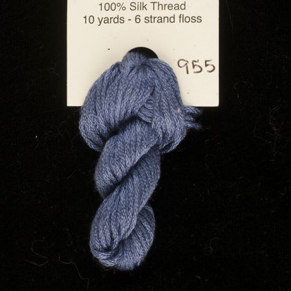  955 French Blue - Thread, Harmony (6-strand silk floss): click to enlarge