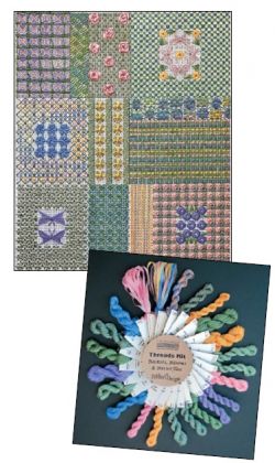 Thread & Ribbon Pack - DebBee's Designs - Baskets, Blooms & Butterflies: click to enlarge