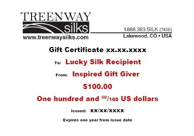 Gift Certificate-$100: click to enlarge