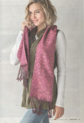Kit - Weaving - Limited Edition "65 Roses" Scarves Kit: click to enlarge