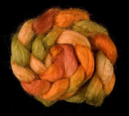 Salt Spring Island 'Southey Point' - Tussah Silk Combed Top/Sliver 25g: click to enlarge