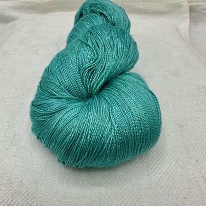 Color Now! - Kiku Silk Yarn -  Medium Jade (ltd edition): click to enlarge