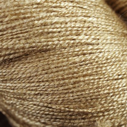 Carmelina - 100% Organic Muga (Wild Silk) Spun Yarn, 30/2, lace/thread weight: click to enlarge