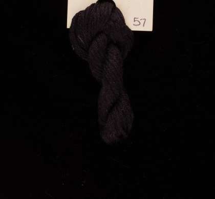   57 Raven Black - Thread, Harmony (6-strand silk floss): click to enlarge