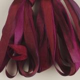      65 Roses® 'Munstead Wood' -  7mm Silk Ribbon