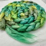 Bombyx Silk from China, Salt Spring Island Limited Edition 'Grasslands' - Combed Top/Sliver 25g