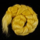  Limited Edition &quot;Golden Aspen&quot; - Hand-dyed Tussah Combed Top/Sliver 25g