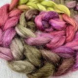 Salt Spring Island Limited Edition 'Fernwood' - Silk/Suri Alpaca Combed Top/Sliver 25g