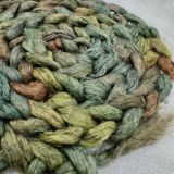 Silk/Yak Combed Top/Sliver in Salt Spring Island Limited Edition colorway - 'Into the Woods'; 25g