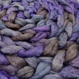 Silk/Yak Combed Top/Sliver in Salt Spring Island Limited Edition colorway - 'Shadows'; 25g