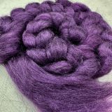  Limited Edition 'Blackberry Jelly' - Hand-dyed Tussah Combed Top/Sliver   25g