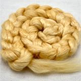  Limited Edition 'Buttercup' - Hand-dyed Tussah Combed Top/Sliver   25g