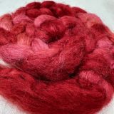 Salt Spring Island Limited Edition 'Red Queen' - Tussah Combed Top/Sliver 25g