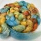 Salt Spring Island 'Rainbow Trout' - Tussah Silk Roving/Sliver 25g