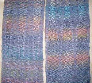 Jean Korus - silk scarf weaving 03