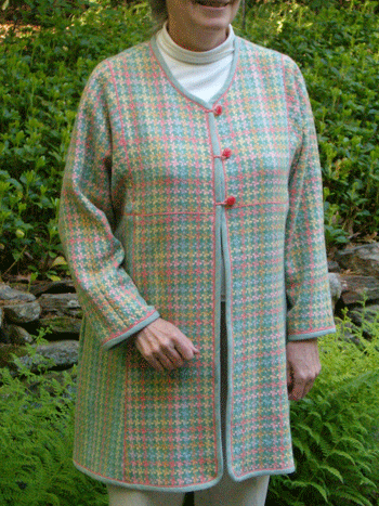 jacket woven by Dorothy Solbrig