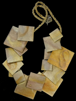 Ida Marie Threadkell silk fusion necklace