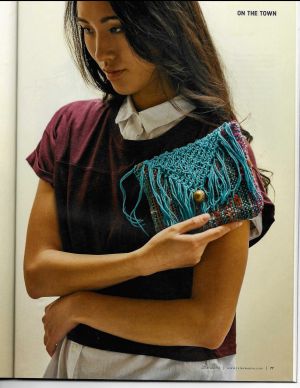 Silk Jewel Bag, Featured in Little Looms 2018. designed and woven by Whitney Dorband.  photo credit--Little Looms magazine