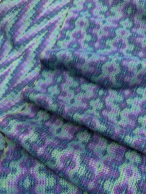 65 Roses 'Take Two' 8-shaft weaving kit, shown with Turquoise weft color