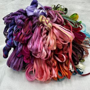 65 Roses Silk Threads and Silk Ribbons